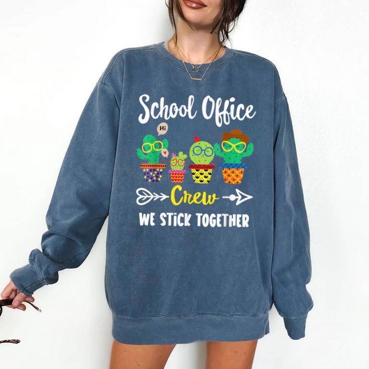 Matching Teacher Back To School School Office Crew Cactus Team School Office Squad Comfort Colors Sweatshirt Matching Teacher Back To School School Office Crew Cactus Team School Office Squad Comfort Colors Sweatshirt