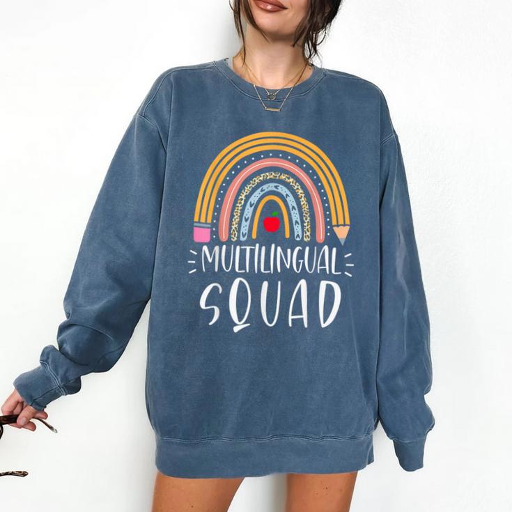 Multilingual Squad Multilingual Teacher Appreciation Kids Comfort Colors Sweatshirt Multilingual Squad Multilingual Teacher Appreciation Kids Comfort Colors Sweatshirt