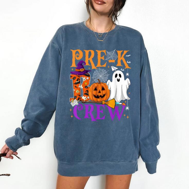 Pre-K Boo Crew Teacher Student Halloween Costume Comfort Colors Sweatshirt Pre-K Boo Crew Teacher Student Halloween Costume Comfort Colors Sweatshirt