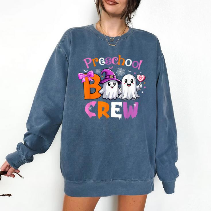 Preschool Boo Crew Preschool Halloween Costume Teacher Kid Comfort Colors Sweatshirt Preschool Boo Crew Preschool Halloween Costume Teacher Kid Comfort Colors Sweatshirt