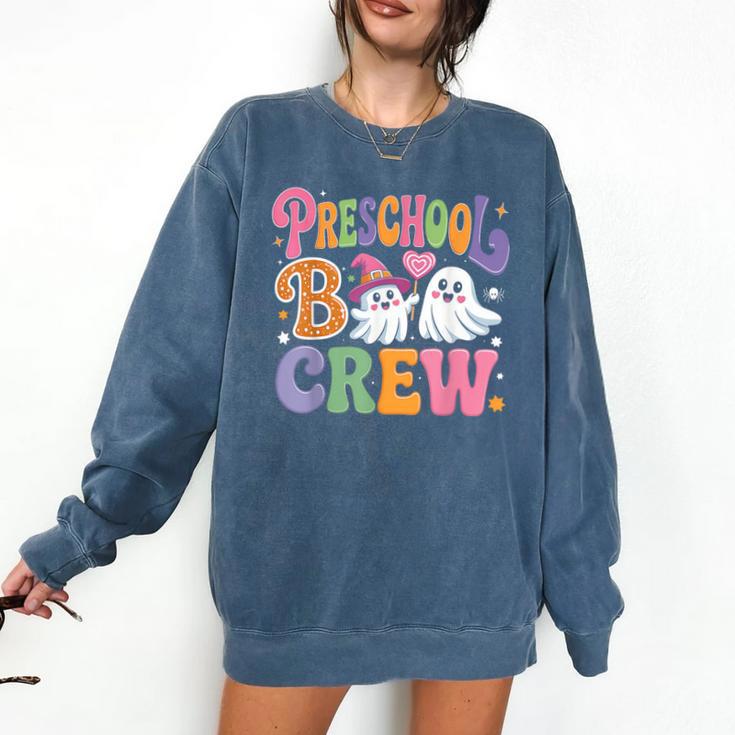 Preschool Boo Crew Preschool Teacher Student Halloween Comfort Colors Sweatshirt Preschool Boo Crew Preschool Teacher Student Halloween Comfort Colors Sweatshirt