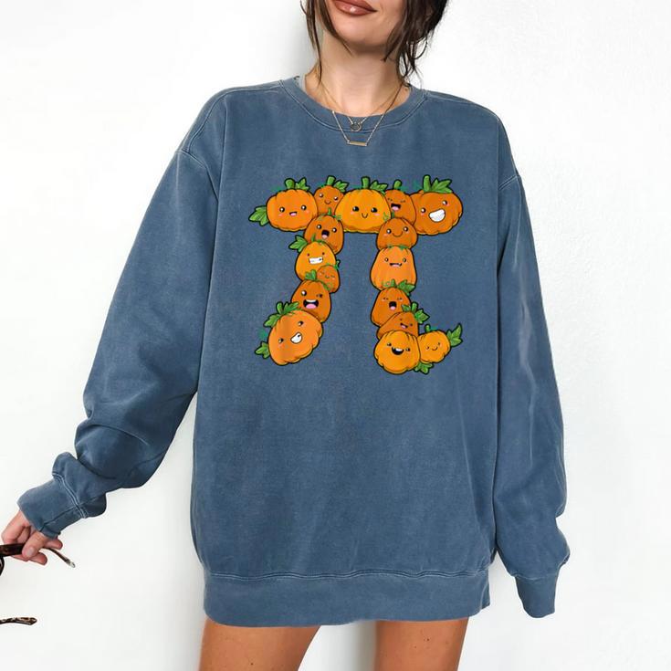 Pumpkin Pi Math Teacher Halloween Costume Geometry Comfort Colors Sweatshirt