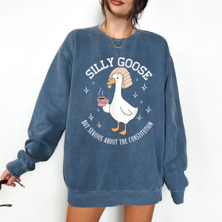 Silly Goose Constitution History Teacher Middle School Comfort Colors Sweatshirt Silly Goose Constitution History Teacher Middle School Comfort Colors Sweatshirt