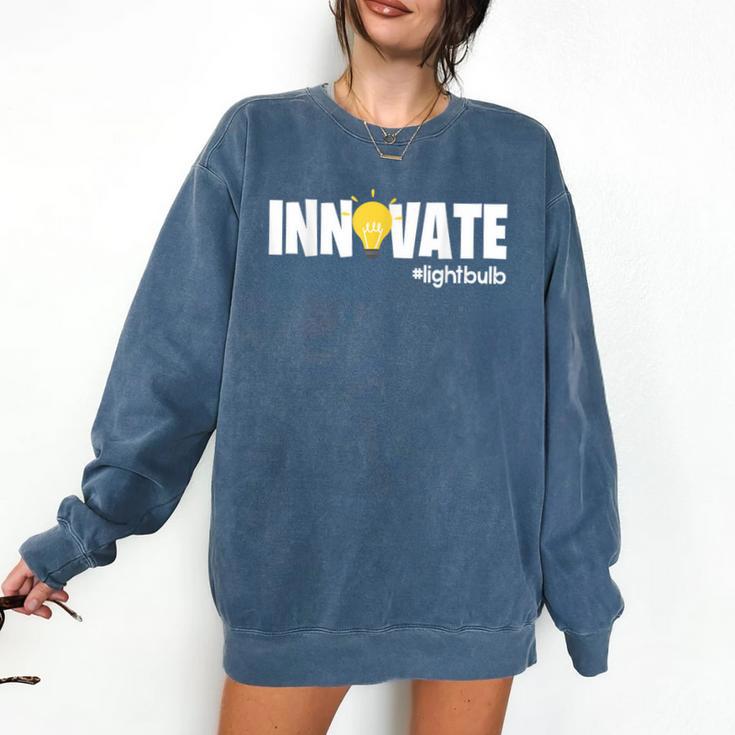 STEAM Teacher Back To School STEM Innovate Science For Men Women Kids Comfort Colors Sweatshirt