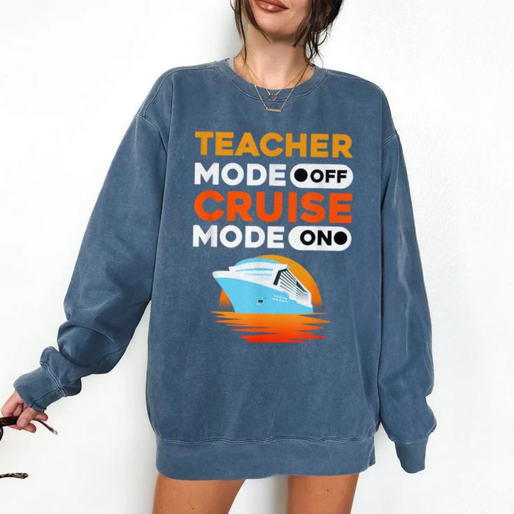 Teacher Cruise Shirt Cruise Mode Men Women Comfort Colors Sweatshirt Teacher Cruise Shirt Cruise Mode Men Women Comfort Colors Sweatshirt