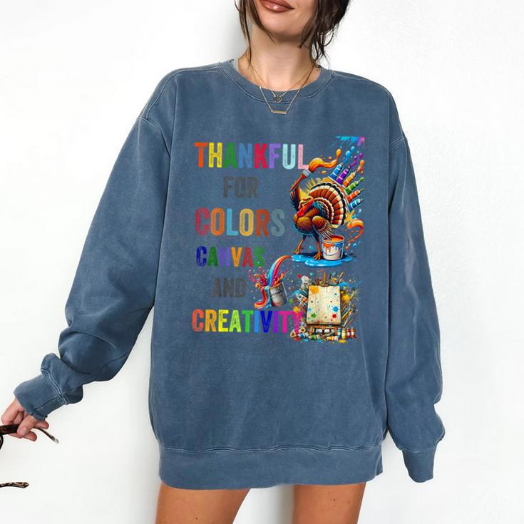 Turkey Thanksgiving Art Teacher Costume Tee For Artists Comfort Colors Sweatshirt Turkey Thanksgiving Art Teacher Costume Tee For Artists Comfort Colors Sweatshirt