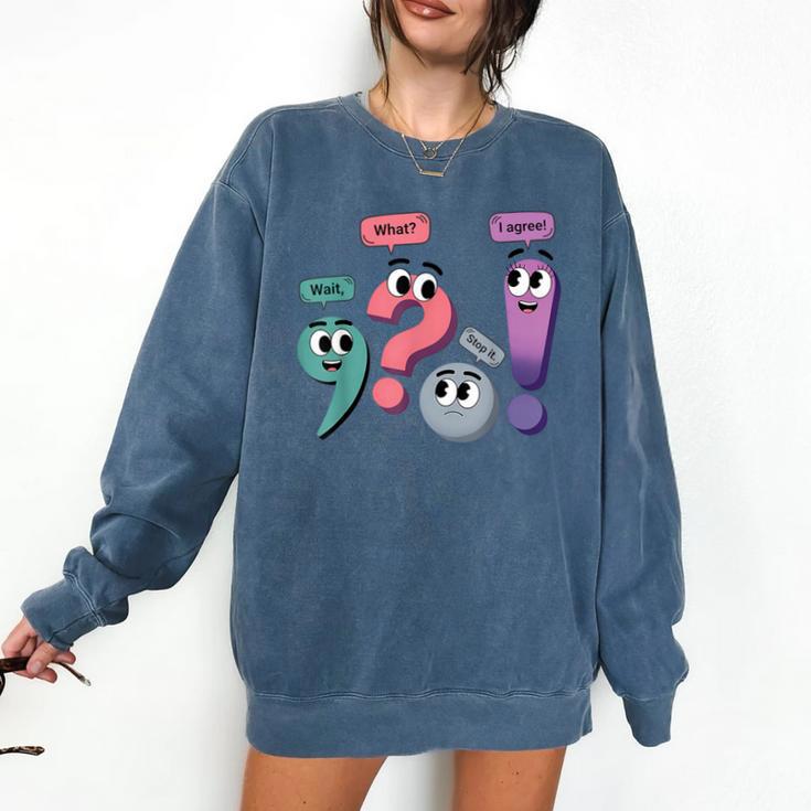 Wait What Stop It I Agree Grammar English Teacher Comfort Colors Sweatshirt Wait What Stop It I Agree Grammar English Teacher Comfort Colors Sweatshirt