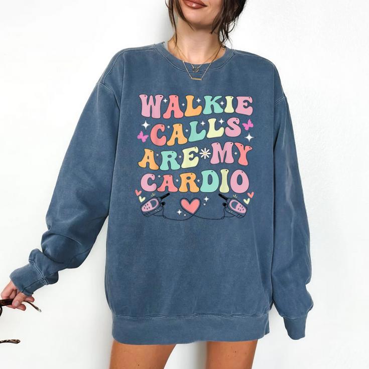 Walkie Calls Are My Cardio Special Education Teacher School Comfort Colors Sweatshirt Walkie Calls Are My Cardio Special Education Teacher School Comfort Colors Sweatshirt