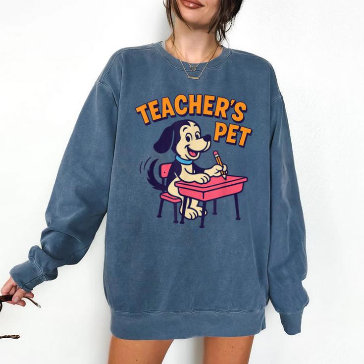 Cute Elementary School Student Dog Teacher's Pet Comfort Colors Sweatshirt