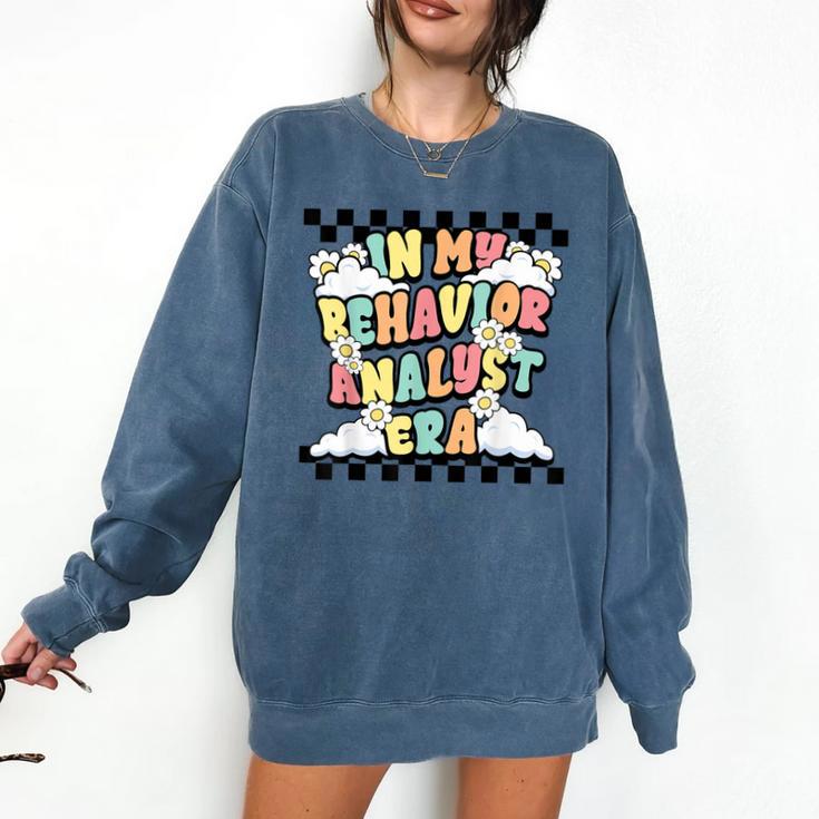 Groovy ABA RBT Therapist In My Behavior Analyst Era Teacher Comfort Colors Sweatshirt