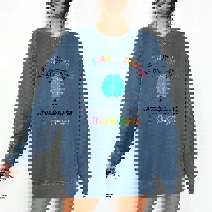 Growth Mindset Tee Teacher Quotes Men Women Kids Comfort Colors Sweatshirt