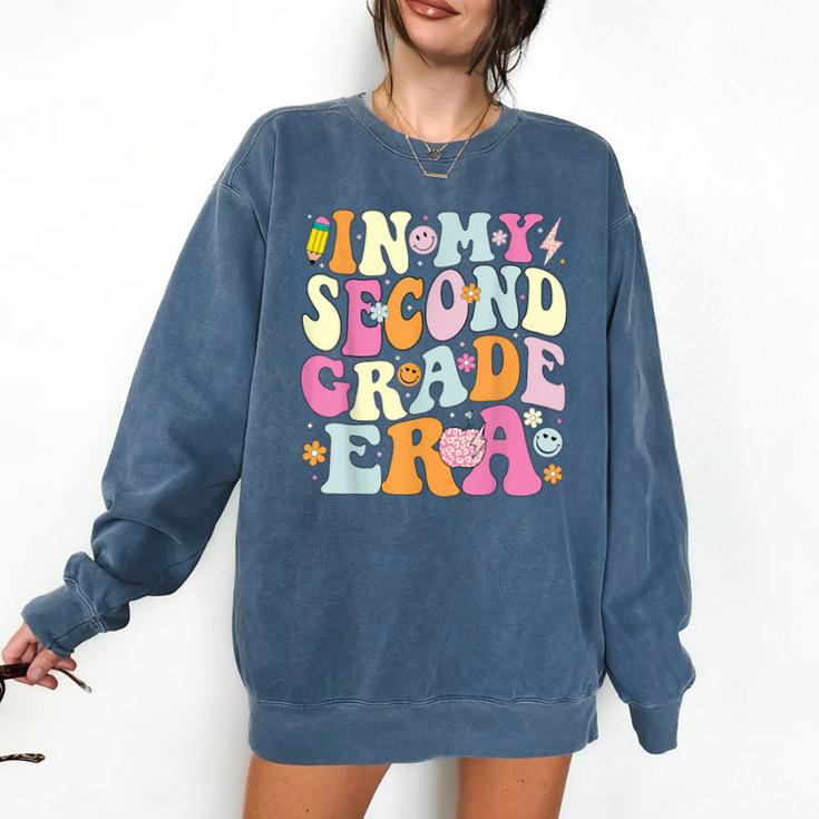 In My Second Grade Era 2nd Grade Girl Teacher Back To School Comfort Colors Sweatshirt