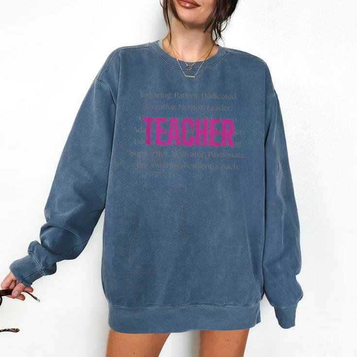 TEACH Inspirational Teacher Comfortable & Stylish T-Shirt Comfort Colors Sweatshirt