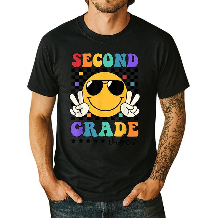 2nd Grade Teacher Shirts First Day Second Grade Shirt Girls Men's Casual T-Shirt
