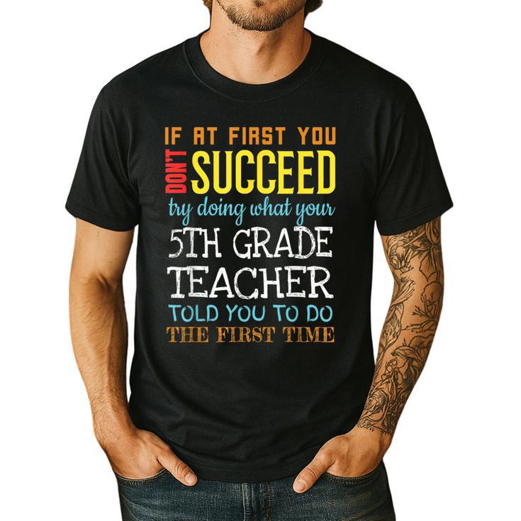 5th Grade Teacher Appreciation Men's Casual T-Shirt