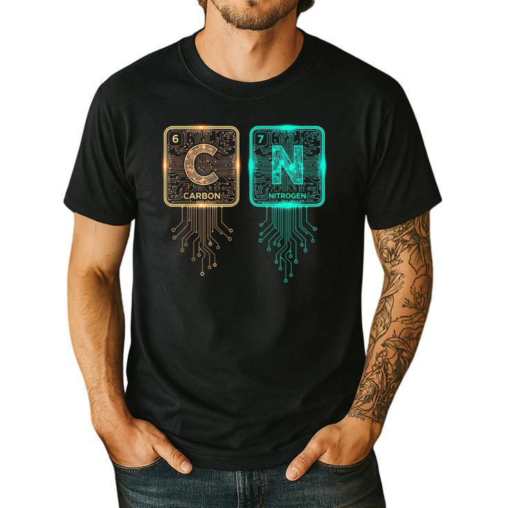 6 7 Science Chemistry Teacher Periodic Table Meme Men's Casual T-Shirt