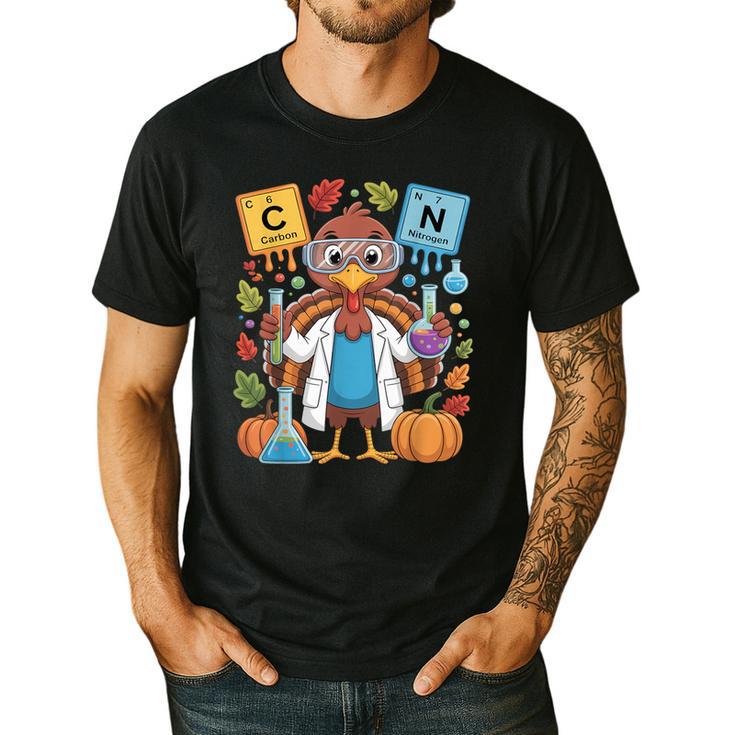 67 Chemistry Science Teacher Periodic Table Thanksgiving Men's Casual T-Shirt