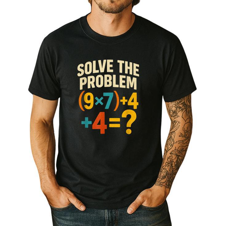 67 Meme Pemdas Elementary Math Teacher Brainrot Joke Men's Casual T-Shirt