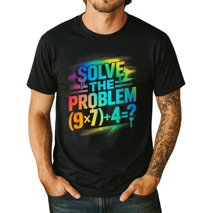 67 Meme PEMDAS Elementary Math Teacher Six Seven Men's Casual T-Shirt