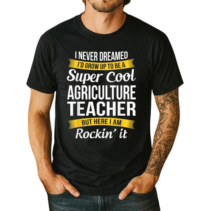 Agriculture Teacher Appreciation AG Teacher Men's Casual T-Shirt