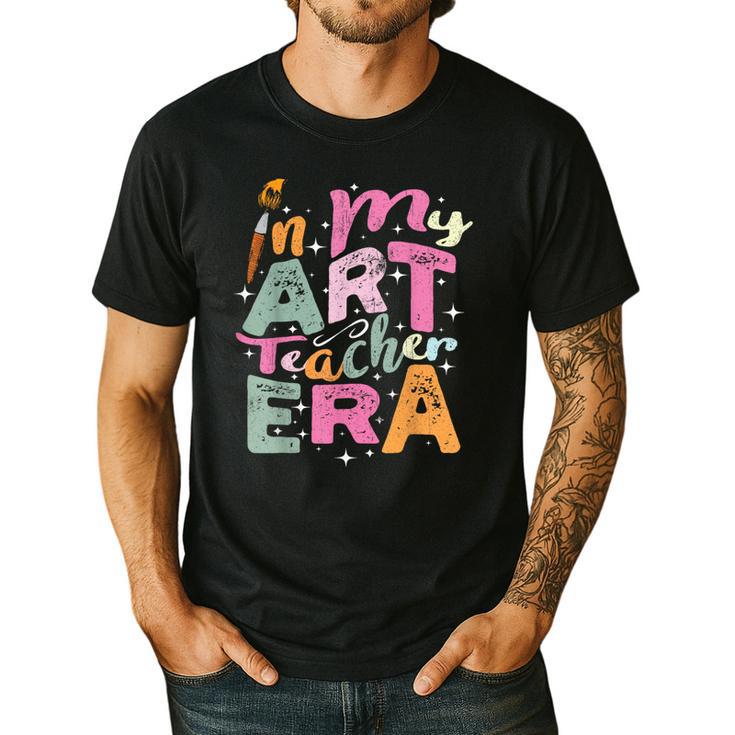 In My Art Teacher Era Teaching Future Artist Back To School Men's Casual T-Shirt