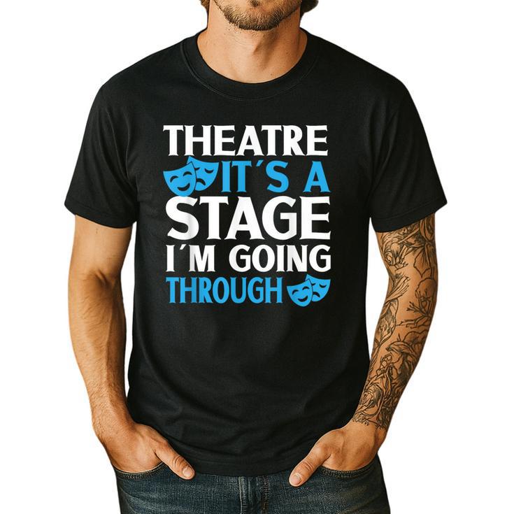 Theater Teacher Drama Teacher Theater Nerd Actor Men Women Kids Men's Casual T-Shirt