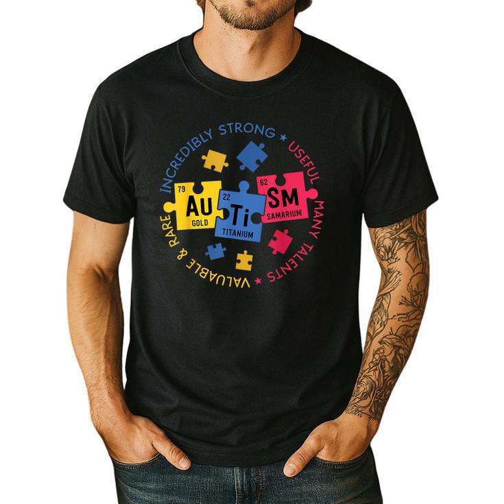 Autism Awareness Shirt Periodic Puzzle Science Teacher Men Women Kids Men's Casual T-Shirt Autism Awareness Shirt Periodic Puzzle Science Teacher Men Women Kids Men's Casual T-Shirt
