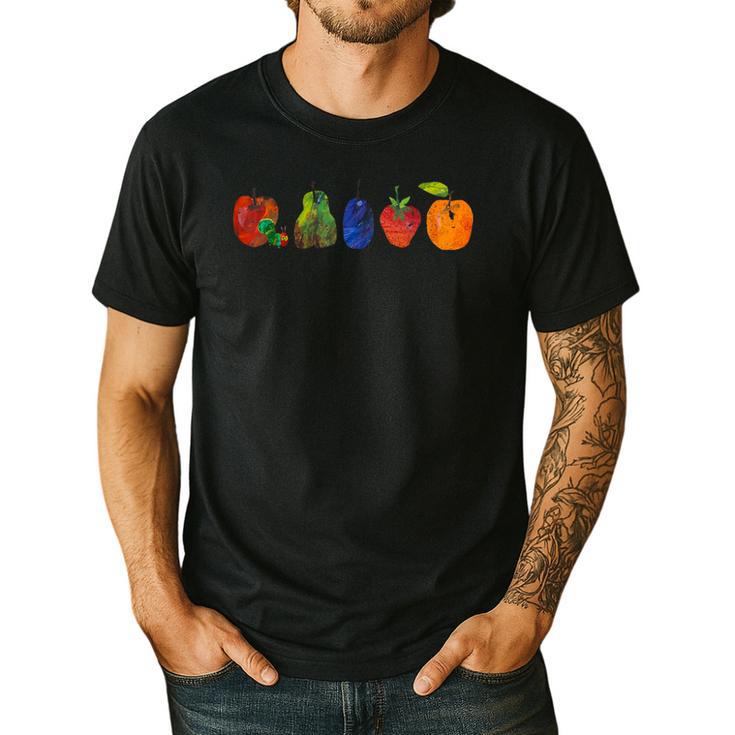 Back To School Cute Hungry Lover Fruits Teacher Men's Casual T-Shirt
