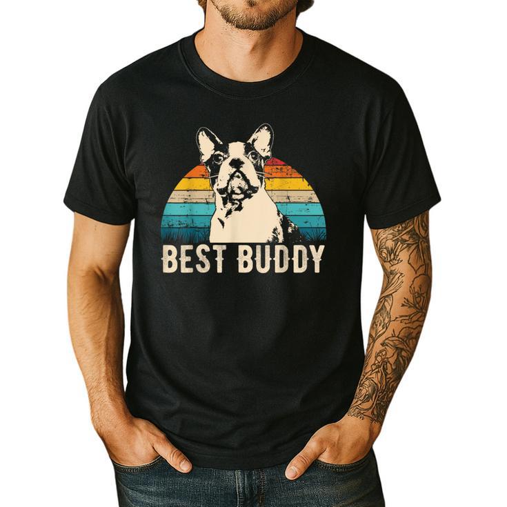 Boston Terrier Boston-Bulldog Men's Casual T-Shirt