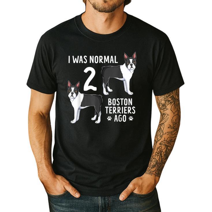 Boston Terrier Humor Bostie Dog Lover For Men Women Kids Men's Casual T-Shirt