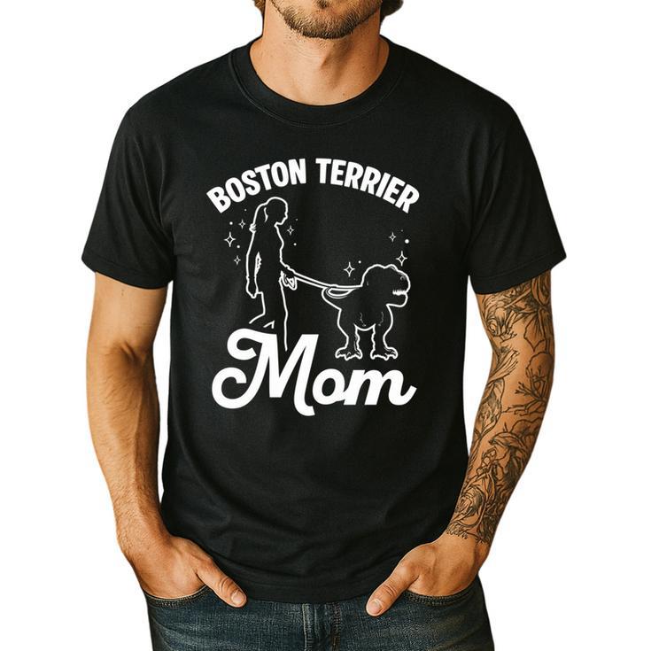 Boston Terrier Mom Boston Terrier Mom Men's Casual T-Shirt