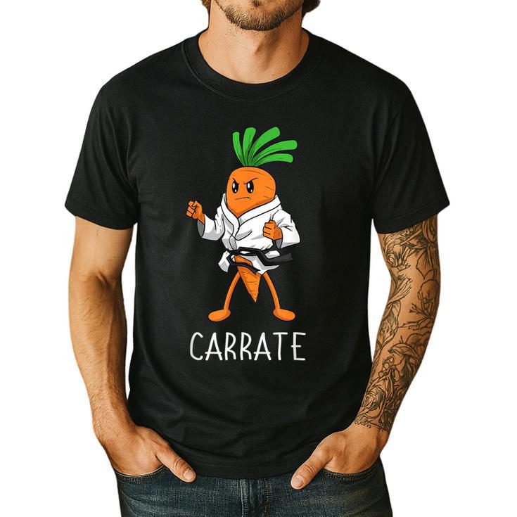 Carrate Karate Carrot Student Teacher Trainee Trainor Men's Casual T-Shirt
