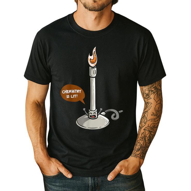 Chemistry Burner Science Lover Biology Chemistry Teacher Men's Casual T-Shirt