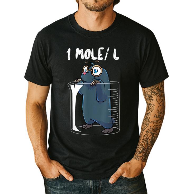 Chemistry Chemist Student Science Teacher Mole Men's Casual T-Shirt