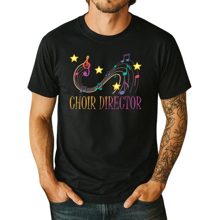 Choir Director T-Shirt Music Choral Teacher Men's Casual T-Shirt