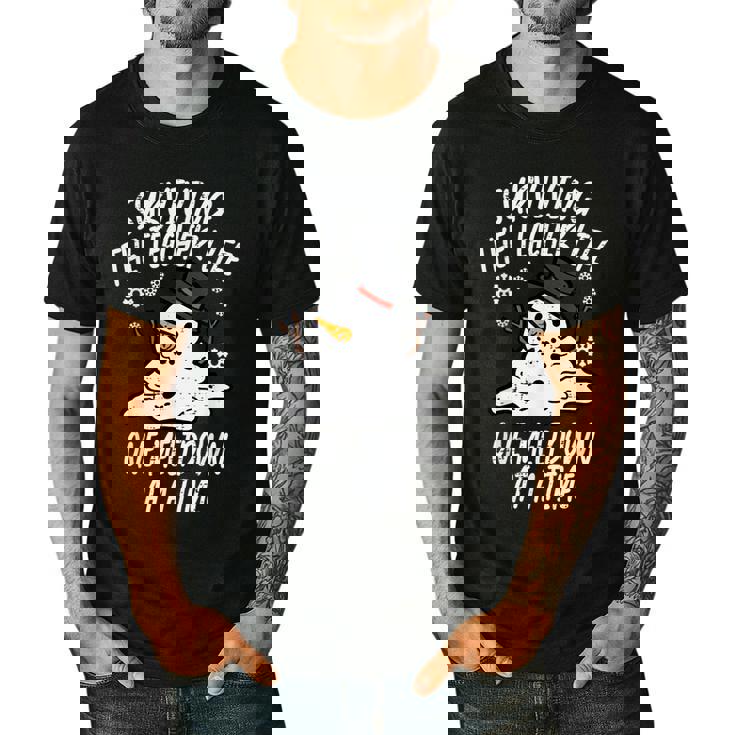 Christmas Surviving Teacher Life Meltdown Xmas Women Men Men&#x27;s Casual T-Shirt