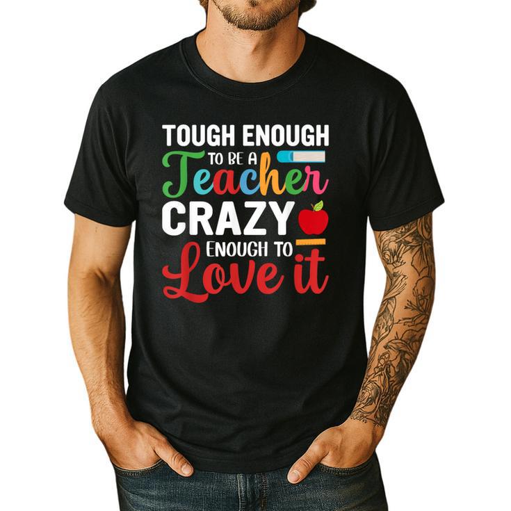 Crazy Teacher Men Women School Teachers Men's Casual T-Shirt