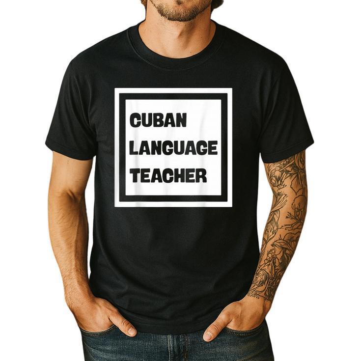 Cuban Language Teacher Men's Casual T-Shirt