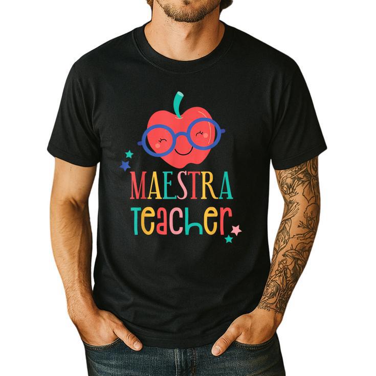 Cute Maestra Teacher Men's Casual T-Shirt
