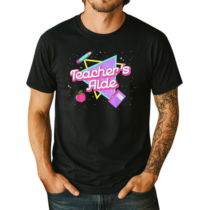 Cute Teacher's Aide Shirt 80's 90's Back To School For Men Women Men's Casual T-Shirt