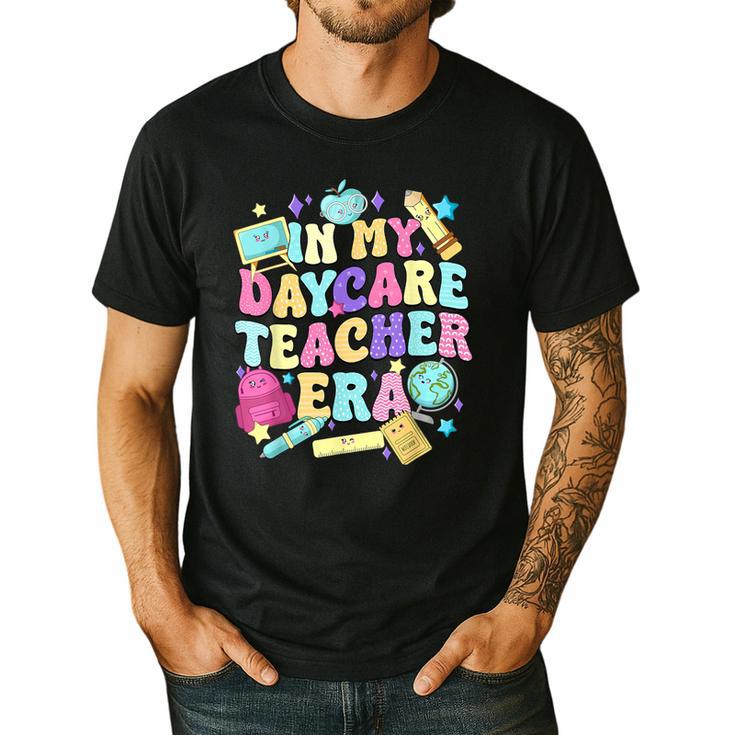 In My Daycare Teacher Era Daycare Provider Kids Men's Casual T-Shirt