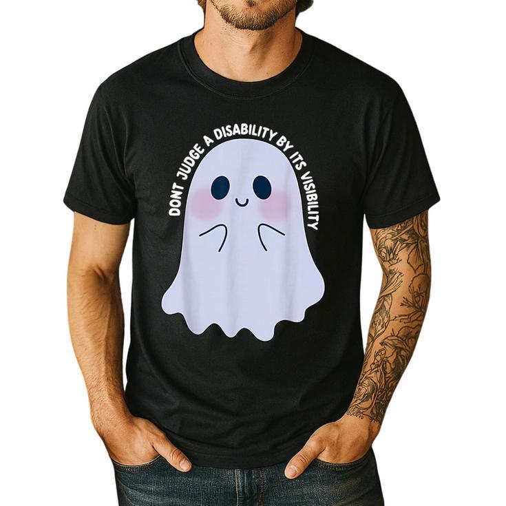 Dont Judge a Disability By Its Visibility Teacher Men's Casual T-Shirt