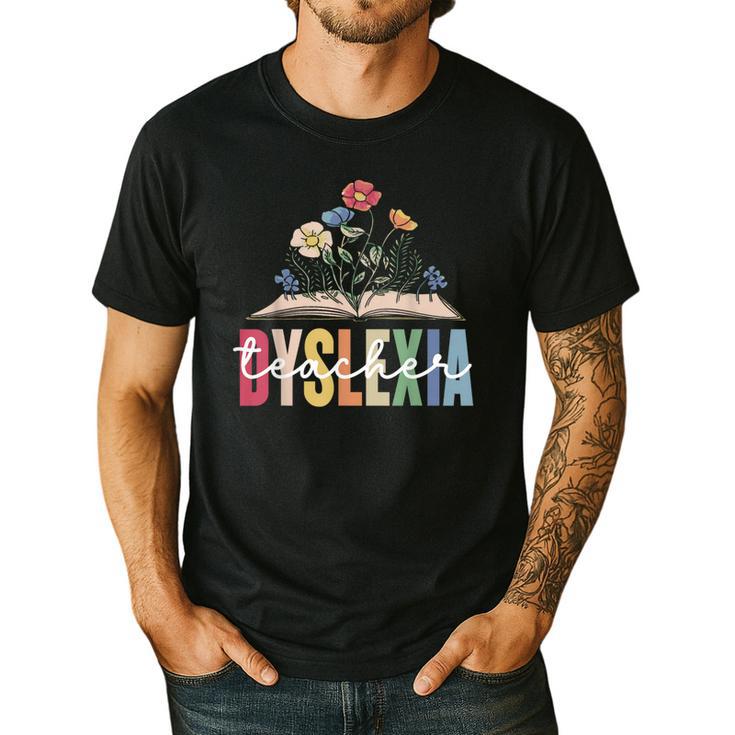 Dyslexia Teacher Awareness Dyslexic Dyslexics Dyslexia Men's Casual T-Shirt