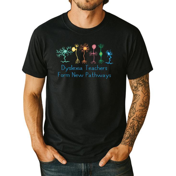 Dyslexia Teachers Form New Pathways Awareness Men's Casual T-Shirt