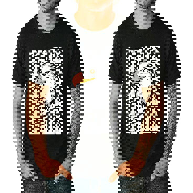 Eagles School Sports Fan Team Spirit Teacher Parent Student Men&#x27;s Casual T-Shirt