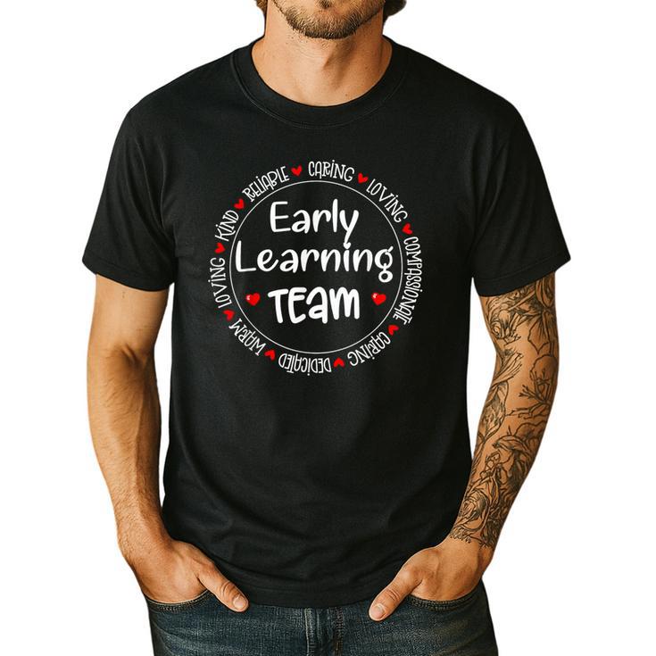 Early Learning TEAM Preschool Teacher Early Learners Crew Men's Casual T-Shirt