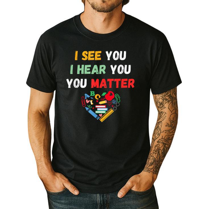 Emotional Intelligence Quote For School Counselor Teacher Men's Casual T-Shirt