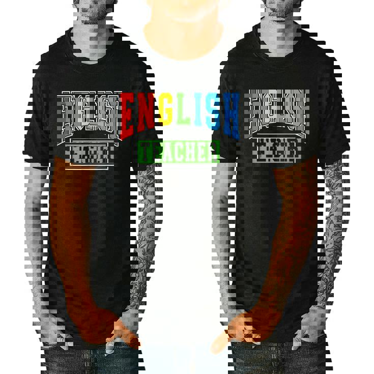 English Teacher Men Women Grammar Class English Teacher Men&#x27;s Casual T-Shirt