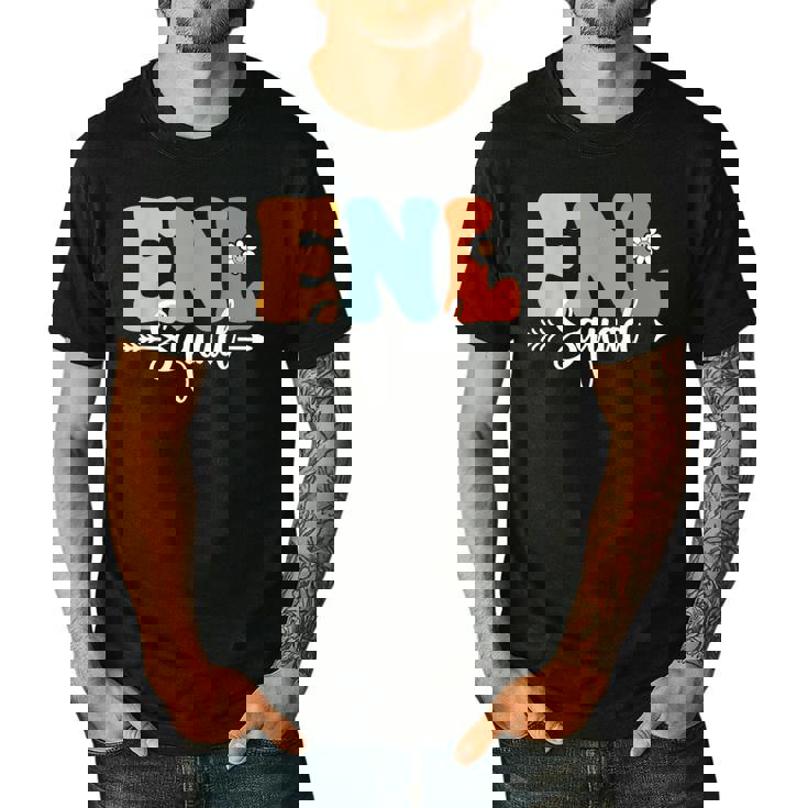 ENL Squad Back To School Teachers Students ENL Crew Men Women Girls Kids Men&#x27;s Casual T-Shirt