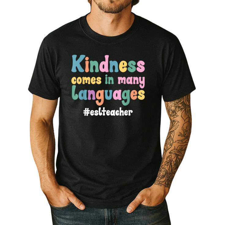 ESL Teacher English As A Second Language Teacher Men's Casual T-Shirt